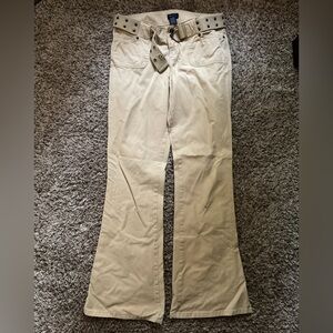 Abercrombie & Fitch Tan Flare Jeans